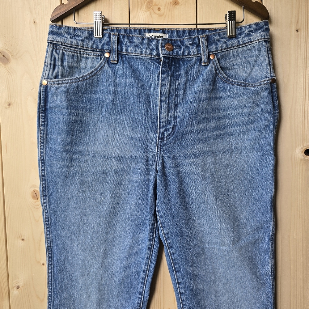 Wrangler Wild West 603 High Waist Ankle Straight Leg Jeans size 31 - Picture 2 of 13